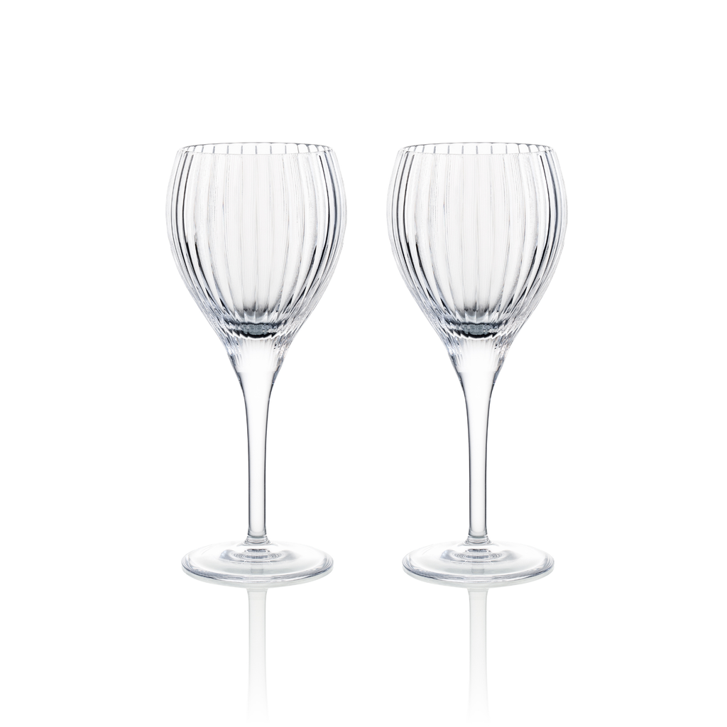 Sklenice na bílé víno Stripes II 270 ml, sada 2 kusů