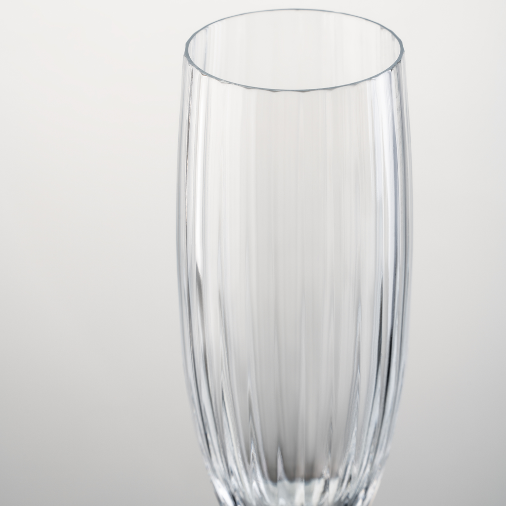 Sklenice na šampaňské Stripes II 200 ml, sada 2 kusů