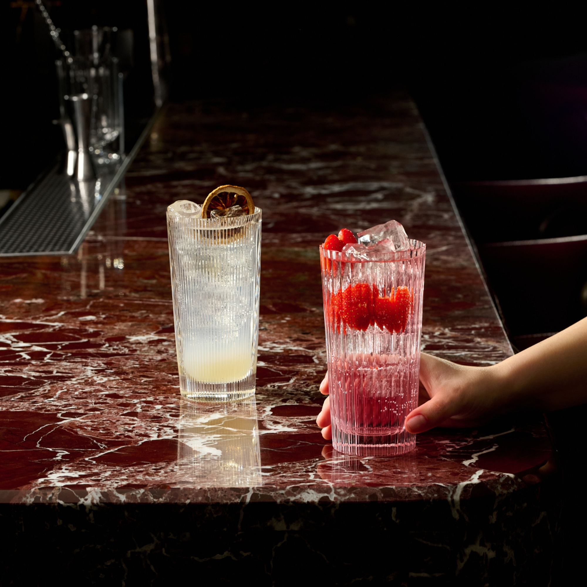 Highball Stripes I 380 ml, sada 2 kusů