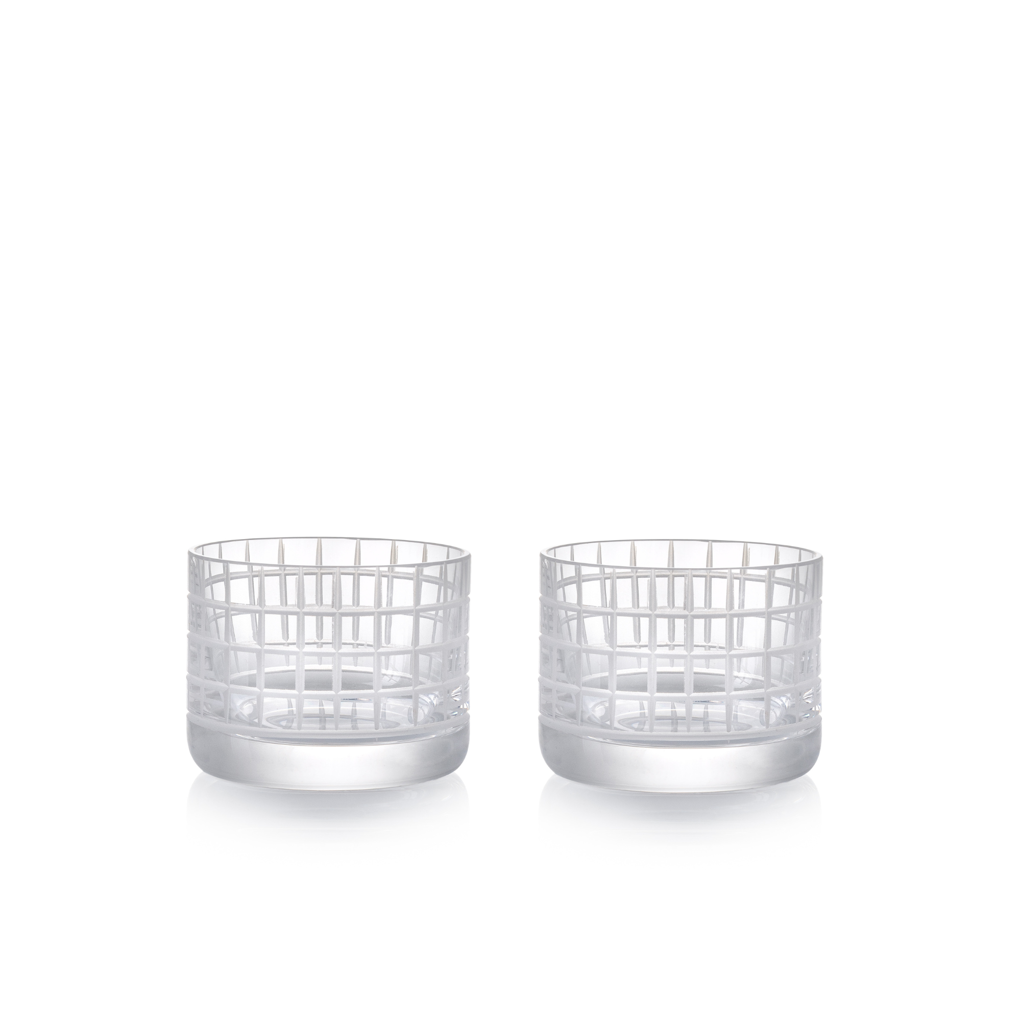 Sklenice Quadrata 90 ml Matte, sada 2 kusů